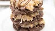 German Chocolate Cookies from Cake Mix