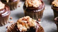 German Chocolate Cupcakes