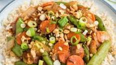 Ginger Stir-Fry Snow Peas and Carrots