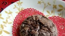 Gluten-Free Flourless Sparkling Chocolate Cookies