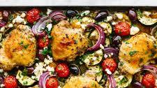 Greek Sheet Pan Chicken Dinner