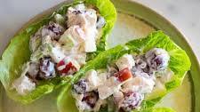 Greek Yogurt Chicken Salad Lettuce Wraps