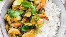 Green Curry with Shrimp