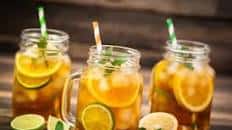Green Tea and Mint Cooler
