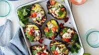 Grilled Avocado with Veggie Ceviche