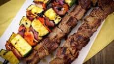 Grilled Beef and Vegetable Kebabs