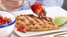 Grilled Chipotle Lime Chicken with Strawberry Salsa