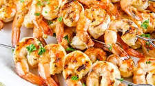 Grilled Lemon Shrimp Skewers