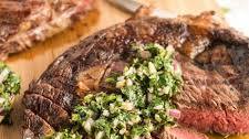 Grilled Rib-Eye Steaks with Chimichurri Sauce