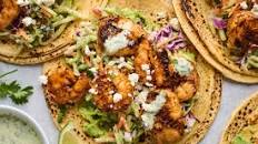 Grilled Shrimp Tacos With Cilantro Lime Slaw