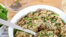 Ground Beef and Quinoa Skillet