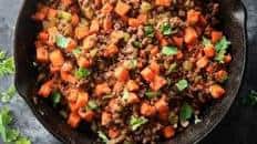 Ground Beef and Sweet Potato Hash