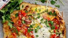 Healthy Breakfast Flatbread With Egg