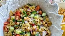 Healthy Chickpea and Vegetable Pasta Salad