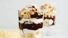 Healthy Chocolate-Banana Nut Parfaits Recipe