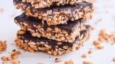 Healthy Chocolate Puffed Rice Squares