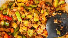 Healthy Ground Beef & Vegetable Skillet