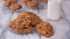 Healthy Honey Oatmeal Cookies