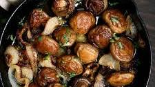 Herb Infused Roasted Mushrooms and Shallots