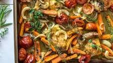 Herb Roasted Chicken and Vegetables Sheet Pan Meal