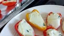 Herb and Cream Cheese Stuffed Mini Peppers