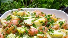 Herbed Potato Salad (no eggs, no mayo)