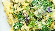 High Protein Healthy Egg Scramble with Quinoa