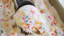 Homemade Birthday Cake Ice Cream