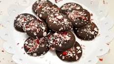 Homemade Maple Sweetened Chocolate Peppermint Wafers