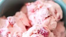 Homemade Strawberry Ice Cream