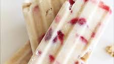 Homemade Strawberry Yogurt Popsicles