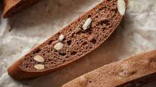 Honey Cocoa Biscotti with Almonds