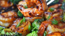 Honey Garlic Butter Shrimp and Broccoli