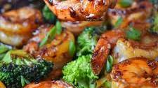 Honey Garlic Butter Shrimp and Broccoli