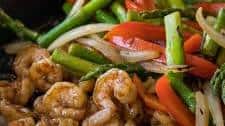 Honey Garlic Shrimp Stir Fry