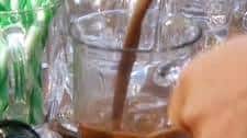 Hot Chocolate with Peppermint Schnapps