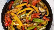 How to Saute Peppers and Onions