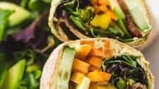 Hummus Veggie Wrap