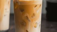 Iced Vanilla Almond Milk Latte