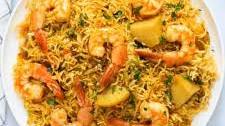 Instant Pot Shrimp Biryani Recipe