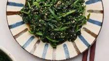 Japanese Spinach Salad with Sesame Dressing