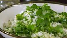 Jasmine Rice Pilaf With Peas, Mint, and Lemon