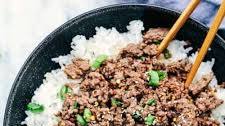 Korean Ground Beef and Rice Bowls