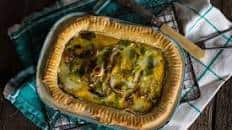 Leek and Smoked Mackerel Quiche