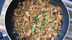 Leftover Turkey Fried Rice