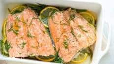 Lemon Dill Baked Salmon