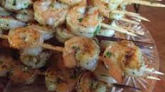 Lemon Garlic Shrimp Skewers