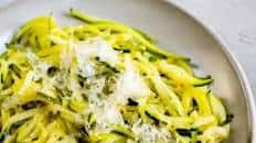 Lemon Garlic Zoodles Recipe