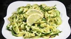 Lemon-Garlic Zucchini Noodles