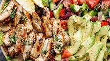 Lemon Herb Mediterranean Chicken Salad